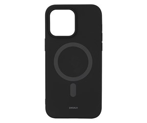 Mobil - Deksel og etui - ONSALA Phone Case Silicone MagSeries Black - iPhone 14 Pro Max - 664115