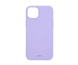 Mobil - Deksel og etui - ONSALA Phone Case with Silicone Feel MagSeries Purple - iPhone 15 Plus - 664190