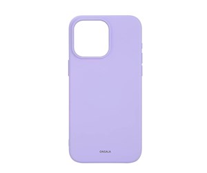 Mobil - Deksel og etui - ONSALA Phone Case with Silicone Feel MagSeries Purple - iPhone 15 Pro - 664192