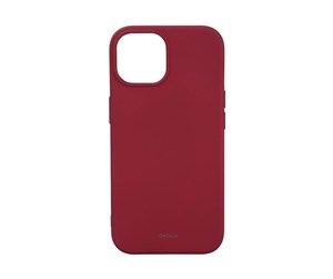 Mobil - Deksel og etui - ONSALA Phone Case with Silicone Feel MagSeries Deep Red - iPhone 15 - 664193