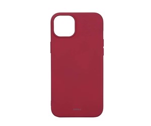 Mobil - Deksel og etui - ONSALA Phone Case with Silicone Feel MagSeries Deep Red - iPhone 15 Plus - 664194