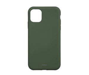 Mobil - Deksel og etui - ONSALA Phone Case with Silicone Feel Olive Green iPhone 11/XR - 664214