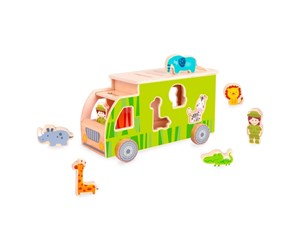 Babyleker - Classic World Animal Truck Shape Sort - 4155