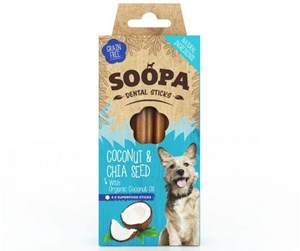 Hund - Soopa - Dental Sticks Cocont & Chia Seed 100g - SO920579