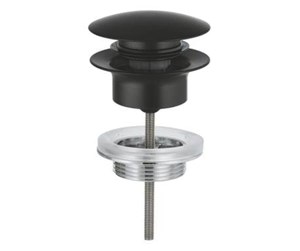 Reservedeler og tilbehør - Grohe Push-up bottom valve, matte black - 1024642430