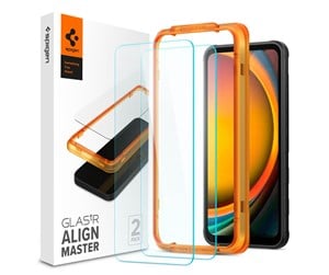 Mobil - Beskyttelsesglass - Spigen Glass tR AlignMaster 2 Pack - Samsung Galaxy Xcover 7 - AGL07581