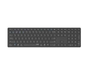 Tastatur - RAPOO Keyboard E9800M Multi-Mode Wireless Dark Grey - Tastatur - Svart - 11463