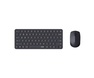 Tastatur - RAPOO Keyboard/Mice Set 9010M Wireless Multi-Mode Black - Tastatur & Mussett - Svart - 12654