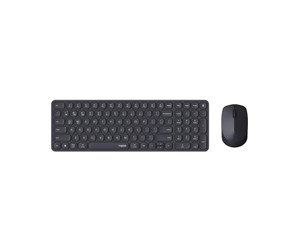 Tastatur - RAPOO Keyboard/Mice Set 9310M Wireless Multi-Mode Black - Tastatur & Mussett - Svart - 12655