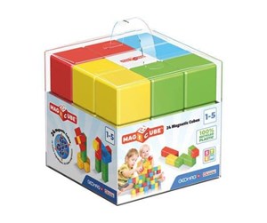 Babyleker - Geomag Magicube Color Recycled Crystal magnetic blocks 24 elements - 056