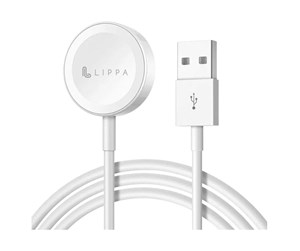 Smartklokke - Tilbehør - Lippa Apple Watch Charger 5W - White - LPAWCH