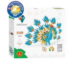 Arts & Crafts - Tilbehør - Selecta ORIGAMI 3D - Peacock 549 pcs. - AT2555