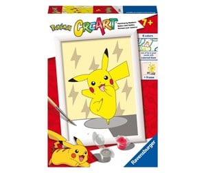 Kreative leker - Ravensburger CreArt Painting by Numbers - Pikachu Pose - 202416