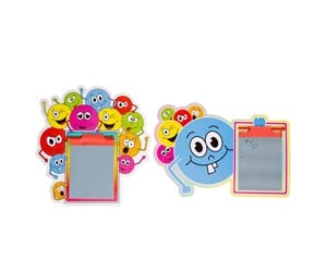 Hobbyartikler - LG-Imports Mini Magnetic Drawing Board Smile Face (Assorted) - 6754