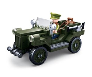 Byggesett - Sluban WWII - GAZ-67 Allied Car - M38-B0682