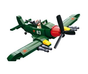 Byggesett - Sluban WWII - Ilyushin II-2 Fighter Plane - M38-B0683