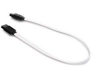 Sata - DUTZO SATA kabel - Hvit - 0.17 m - rett tilkobling - DC-SATA03WHT