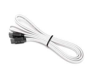 Sata - DUTZO SATA kabel - Hvit - 1.03 m - rett tilkobling - DC-SATA10WHT