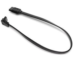 Sata - DUTZO SATA kabel - Svart - 0.17 m - Rett og 90°-kontakt - DC-SATA9003BLK