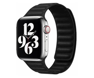 Smartklokke - Tilbehør - Lippa Apple Watch finewoven strap 42/44/45/49 - Black - LPAW050