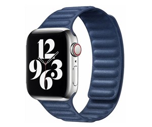 Smartklokke - Tilbehør - Lippa Apple Watch finewoven strap 42/44/45/49 - Navy Blue - LPAW051