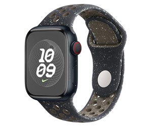 Smartklokke - Tilbehør - Lippa Apple Watch FLOUR silicone strap 38/40/41 - Black - LPAW026