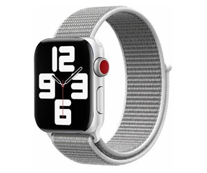 Smartklokke - Tilbehør - Lippa Apple Watch Nylon Strap  38/40/41 - White - LPAW014