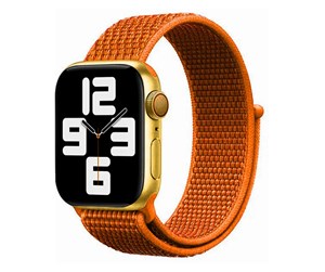 Smartklokke - Tilbehør - Lippa Apple Watch Nylon Strap 42/44/45/49 - Papaya - LPAW106