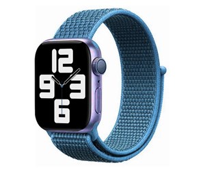 Smartklokke - Tilbehør - Lippa Apple Watch Nylon Strap 42/44/45/49 - Light Blue - LPAW104