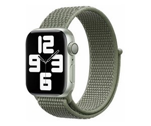 Smartklokke - Tilbehør - Lippa Apple Watch Nylon Strap 38/40/41 - Dark Grey - LPAW067