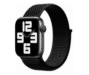 Smartklokke - Tilbehør - Lippa Apple Watch Nylon Strap 38/40/41 - Black - LPAW066