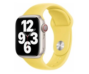 Smartklokke - Tilbehør - Lippa Apple Watch Silicone strap 42/44/45/49 - Yellow - LPAW039