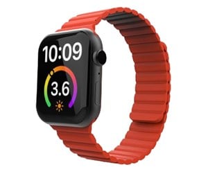 Smartklokke - Tilbehør - Lippa Apple Watch Magnetic Silicone Strap 42/44/45/49 - Red - LPAW119