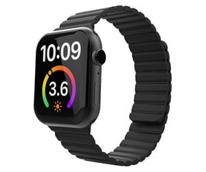 Smartklokke - Tilbehør - Lippa Apple Watch Magnetic Silicone Strap 38/40/41 - Black - LPAW086