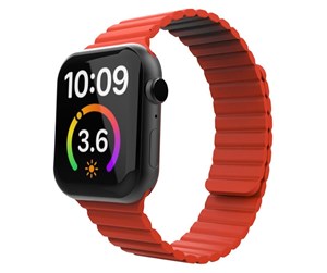 Smartklokke - Tilbehør - Lippa Apple Watch Magnetic Silicone Strap 38/40/41 - Red - LPAW084