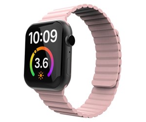 Smartklokke - Tilbehør - Lippa Apple Watch Magnetic Silicone Strap 38/40/41 - Pink - LPAW082