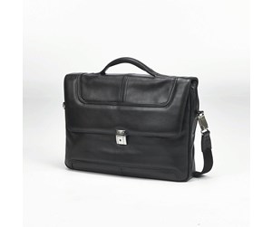 Veske/Hylster/Sekk til bærbar PC - Samsonite Computer bag SIDAHO 15.6" Portfolio Leather Black - 29V*09002