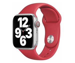 Smartklokke - Tilbehør - Lippa Apple Watch Silicone strap 42/44/45/49 - Red - LPAW038