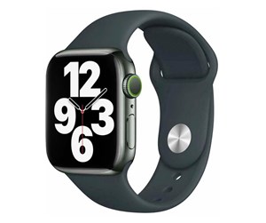 Smartklokke - Tilbehør - Lippa Apple Watch Silicone Strap 38/40/41 - Dark Green - LPAW011