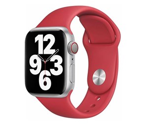 Smartklokke - Tilbehør - Lippa Apple Watch Silicone Strap 38/40/41 - Red - LPAW009