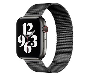 Smartklokke - Tilbehør - Lippa Apple Watch Stainless Steel 42/44/45/49 - Black - LPAW122