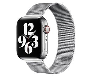 Smartklokke - Tilbehør - Lippa Apple Watch Stainless Steel 42/44/45/49 - Silver - LPAW124