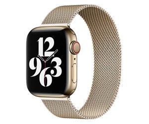 Smartklokke - Tilbehør - Lippa Apple Watch Stainless Steel 42/44/45/49 - Gold - LPAW125