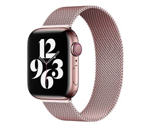 Smartklokke - Tilbehør - Lippa Apple Watch Stainless Steel 42/44/45/49 - Rose Gold - LPAW123