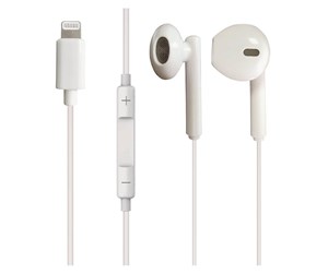 Hodetelefoner - Lippa MFi Lightning in-ear headphones - White - LPELW