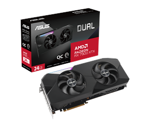 Grafikkort - ASUS Radeon RX 7900 XTX DUAL OC - 24GB GDDR6 RAM - Grafikkort - 90YV0IG2-M0NA00