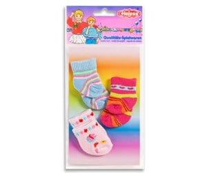 Dukker, Bamser & Utstyr - Heless Doll socks Colored - 3 pairs 28-35 cm - 763