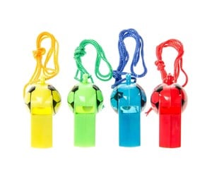 Utendørsleker - LG-Imports Football Whistle on Cord (Assorted) - 4338