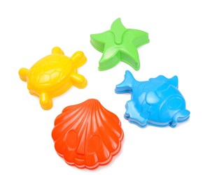 Utendørsleker - Androni Sand molds Sea animals 4 pcs. - 3609-0000