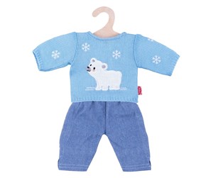 Dukker, Bamser & Utstyr - Heless Dolls Jeans with Polar Bear Sweater 28-35 cm - 1934